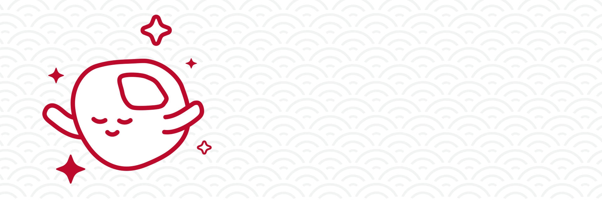 Image of Buckeye meditating with sparkles around it